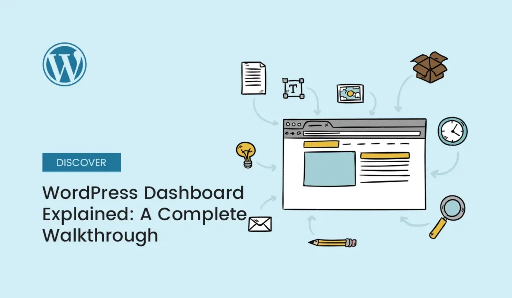 WordPress dashboard explained with complete walkthrough